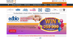 Desktop Screenshot of bedsdirect.co.za