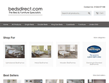 Tablet Screenshot of bedsdirect.com